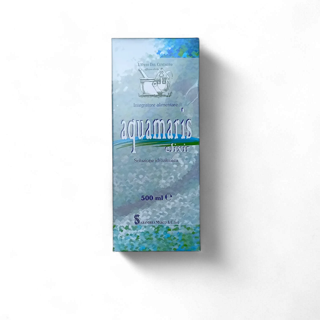 Aquamaris Elixir depurativo naturale per fegato, reni, digestione e drenaggio dei liquidi