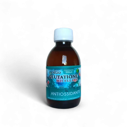 Glutatione micellare integratore antiossidante per protezione cellulare, detox epatica, sistema immunitario e pelle luminosa