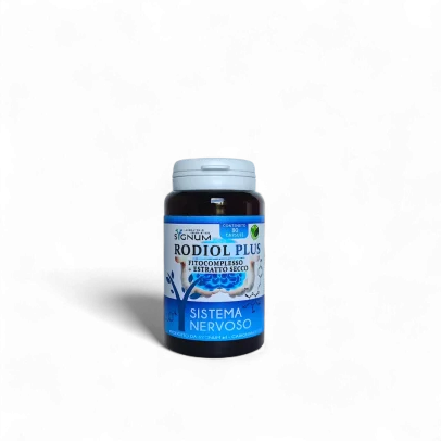 Integratore naturale Rodiol Plus con Rodiola rosea ed Equiseto adattogeno anti-stress per energia, lucidità mentale, resistenza e benessere osseo-vascolare