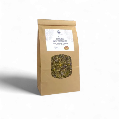 Tisana rilassante naturale dal sapore floreale, ideale per distendere mente e favorire il sonno.