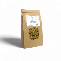 Tisana naturale serale per digestione e sonno, ideale dopo cene abbondanti.