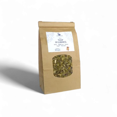 Tisana naturale per menopausa e perimenopausa, allevia vampate, nervosismo e favorisce equilibrio ormonale.
