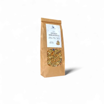 Tisana meditativa, rilassante, depurativa dal profumo di scaffali e pagine antiche.