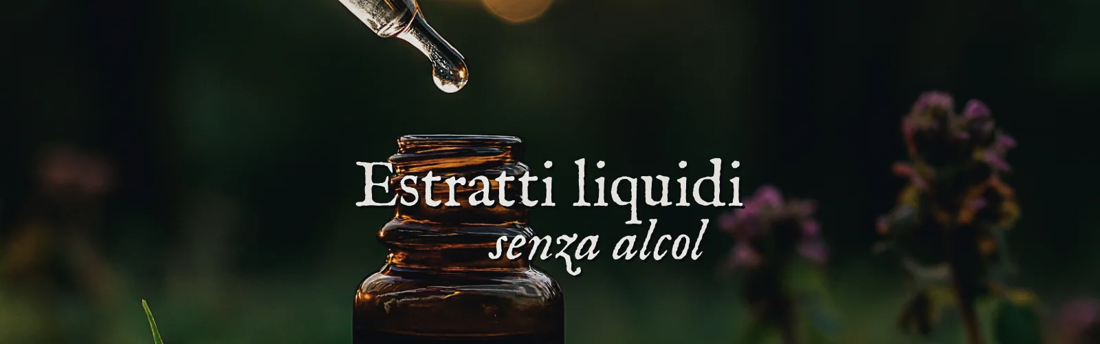 Estratti liquidi senza alcol
