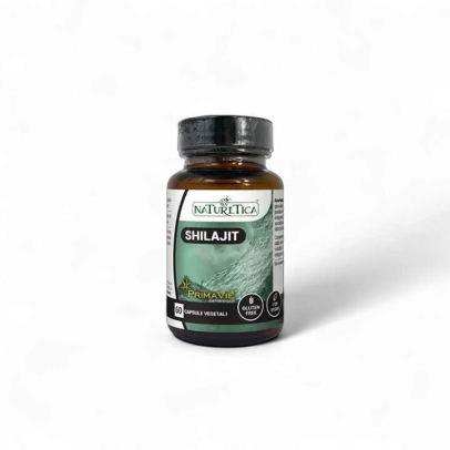 Integratore a base di Shilajit per la resistenza allo stress, per energia e benessere quotidiano.