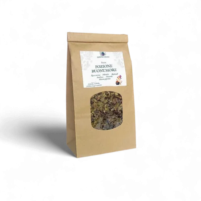 Infuso dolce e fruttato con rosa canina, ibisco e sambuco. Adatto a tutti, perfetto freddo o caldo.